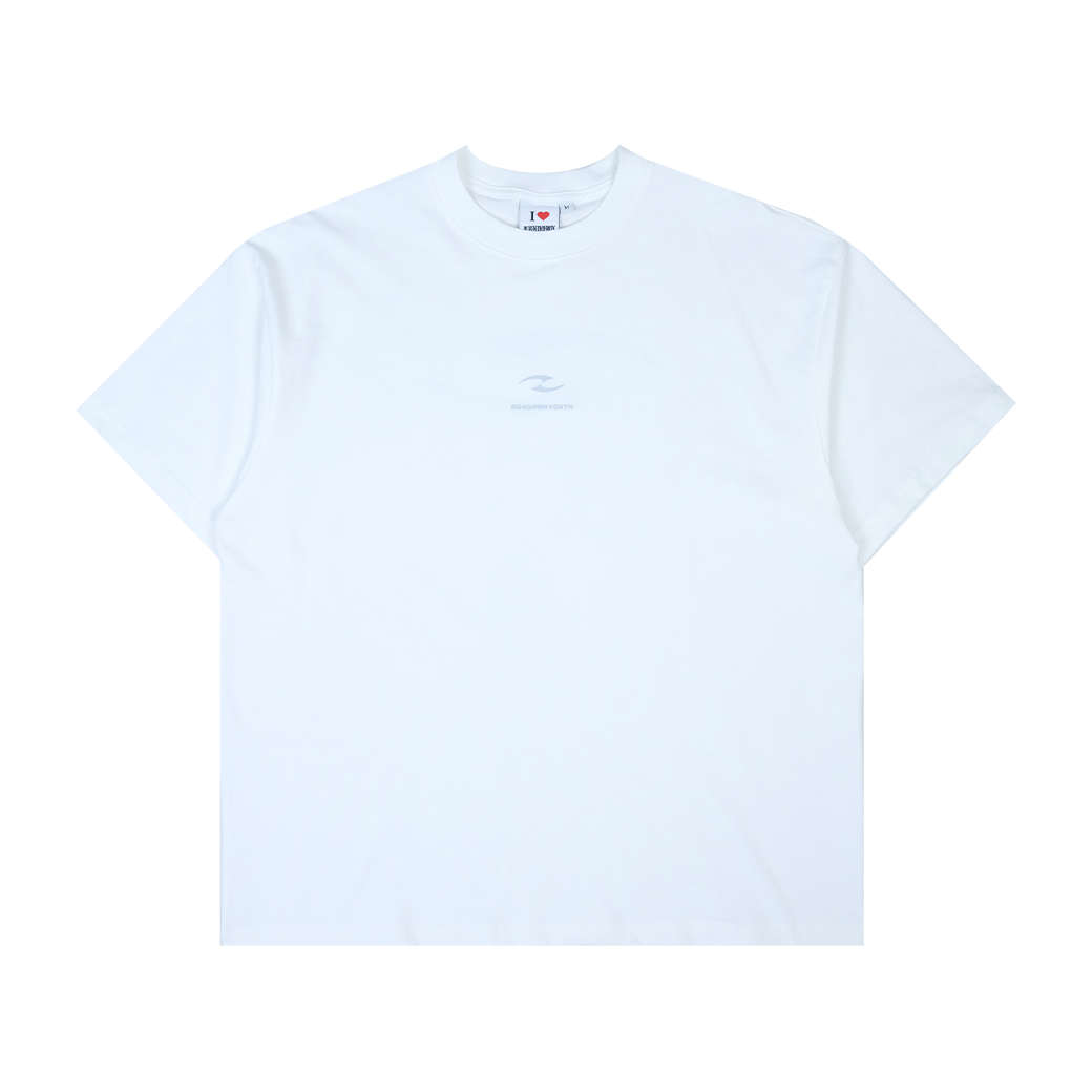 RUNDOWNYOUTH DARK MATTER 055 T-SHIRT WHITE