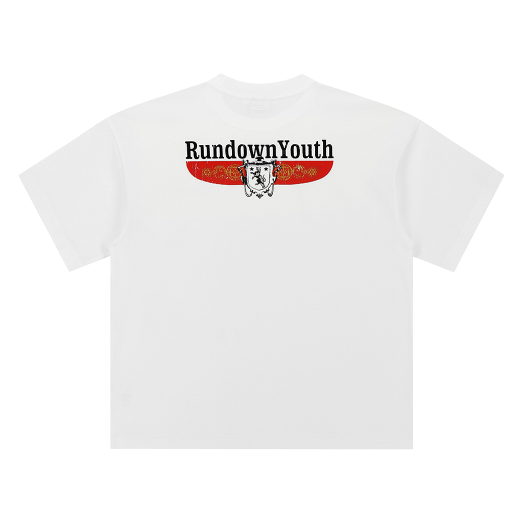 RUNDOWNYOUTH URBAN LEAGUE 061 T-SHIRT WHITE