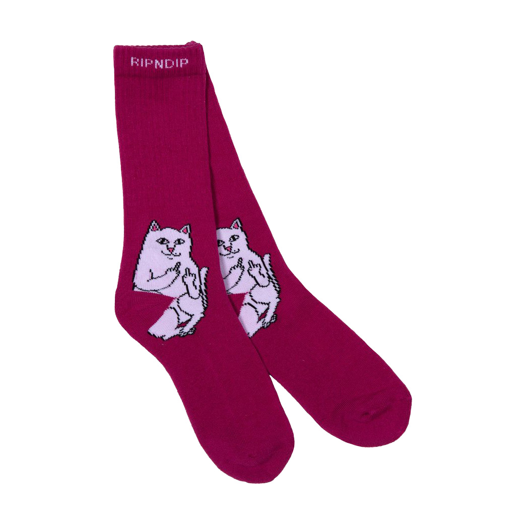  RIPNDIP LORD NERMAL SOCKS WINE