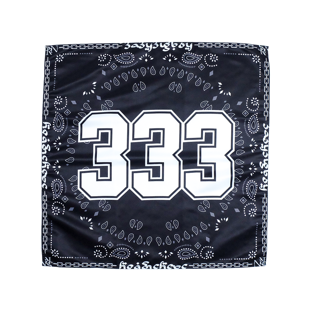 SARAN LOGO SARAN BANDANA BLACK