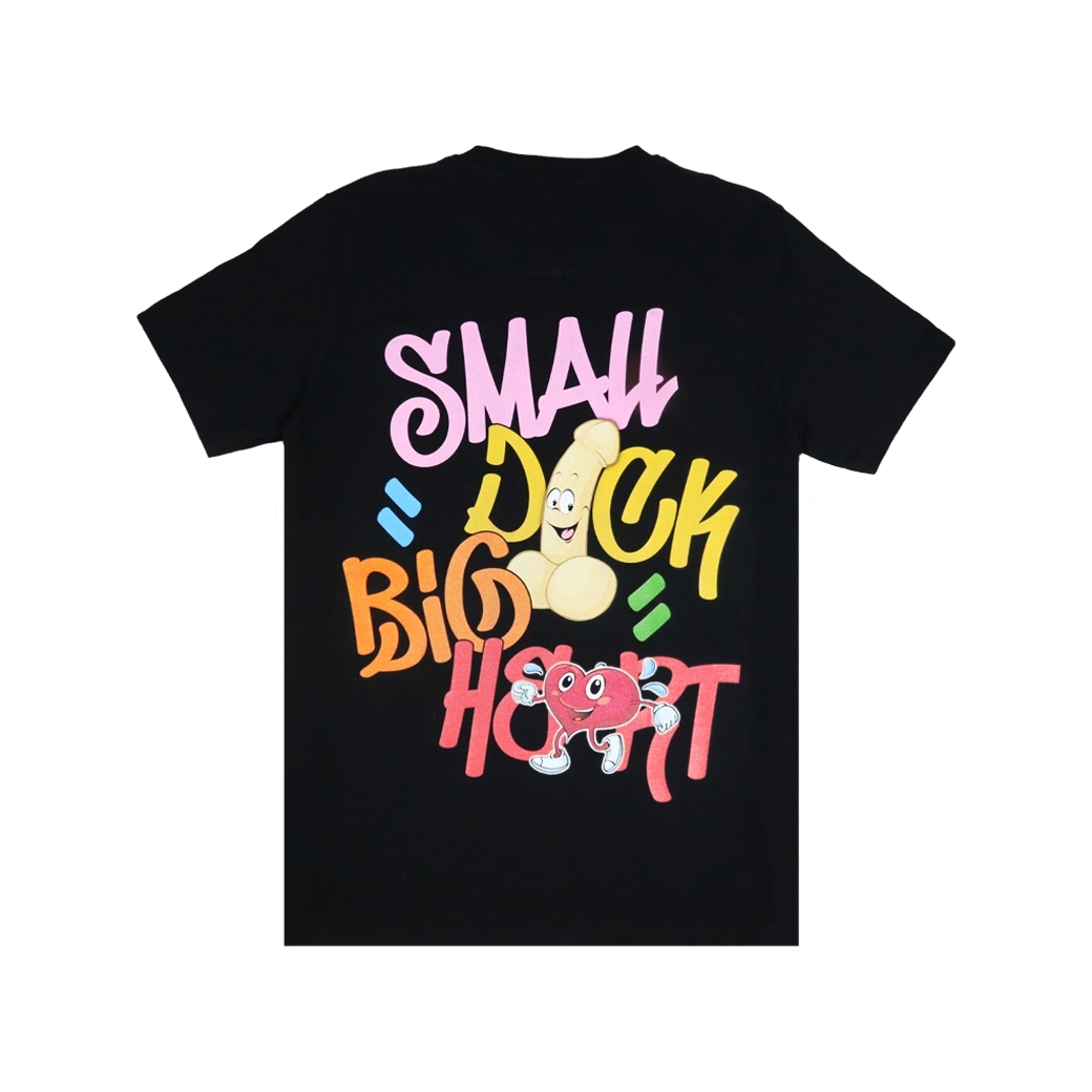 SMALLDICK BIGHEART T-SHIRT BLACK