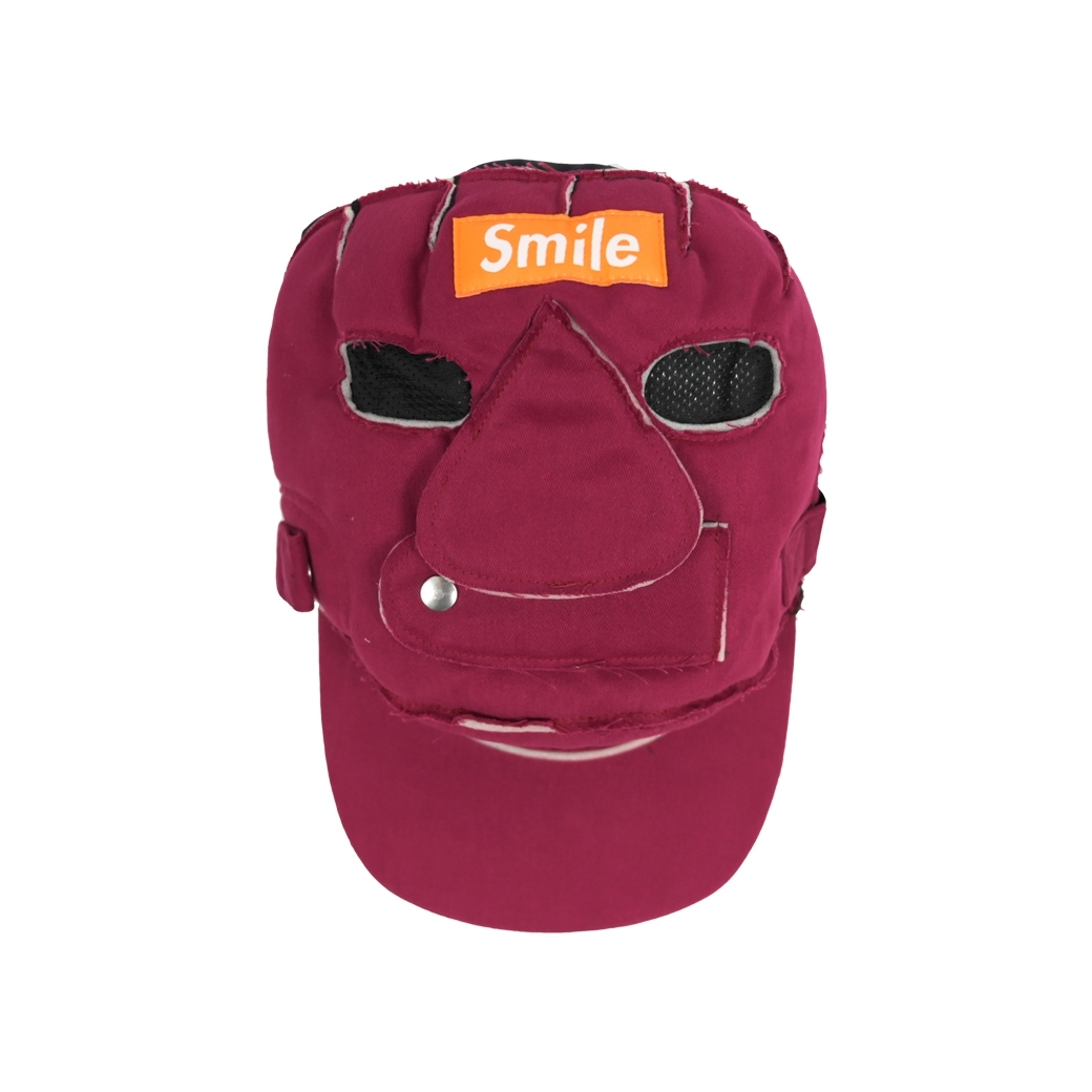 SMILE CLUB CUSTOM  FUNNY CAP "THE MASK" RED