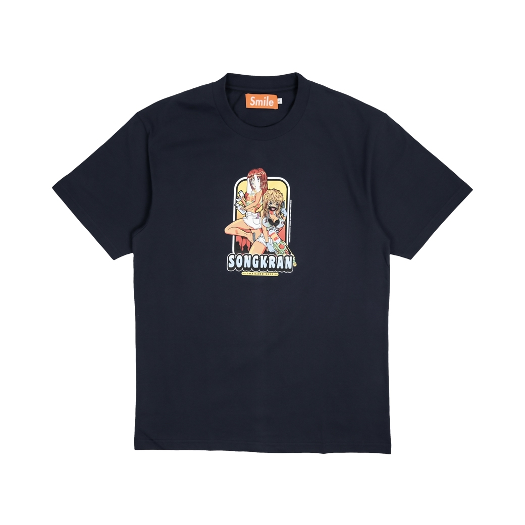 SMILE CLUB CUSTOM SONGKRAN TEE NAVY