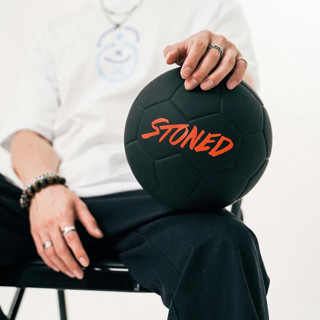 STONED & CO HAPPY BONES FOOTBALL BLACK