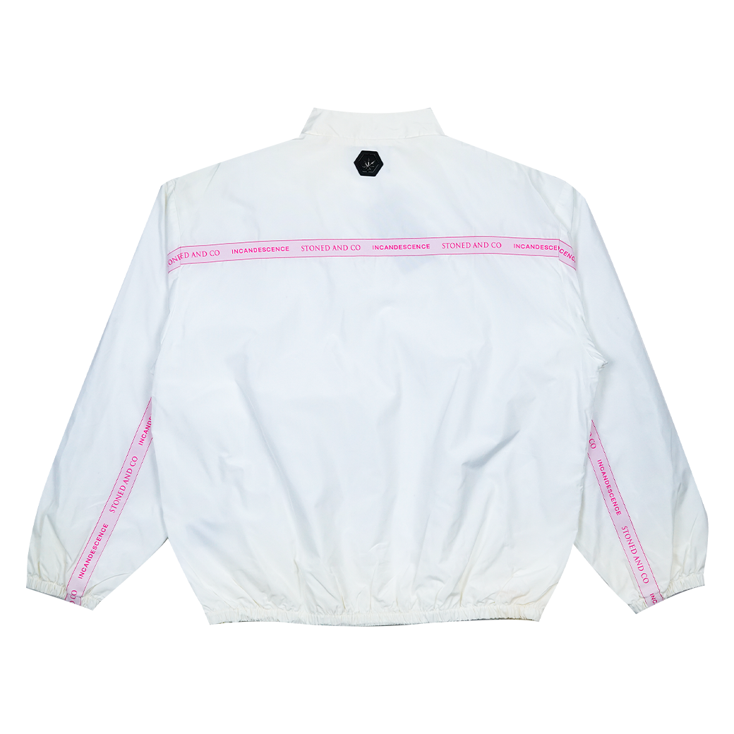 STONED & CO INCANDESCENCE TRACK JACKET WHITE