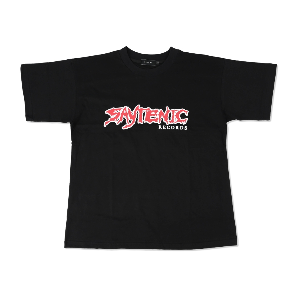 STUDIOSAY10 SAYTENIC RECORDS T-SHIRT BLACK