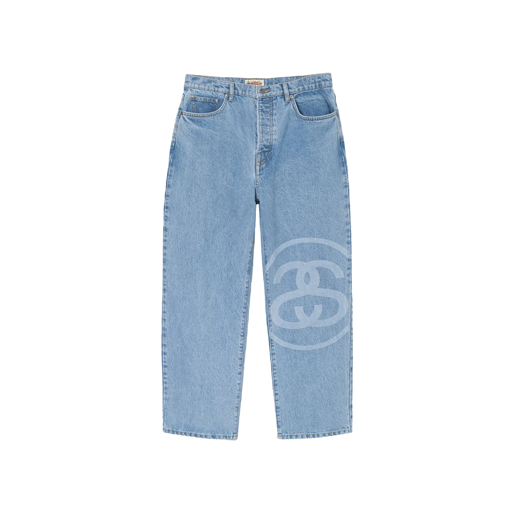STUSSY SS LINK BIG OL JEANS BLUE