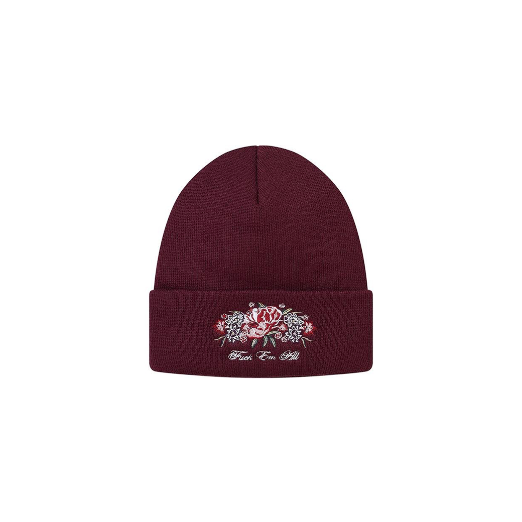 SUPREME CENTERPIECE BEANIE BURGUNDY