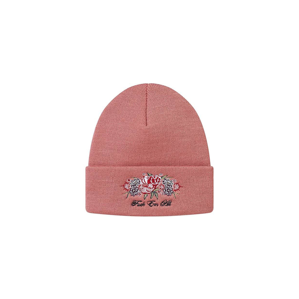 SUPREME CENTERPIECE BEANIE PINK