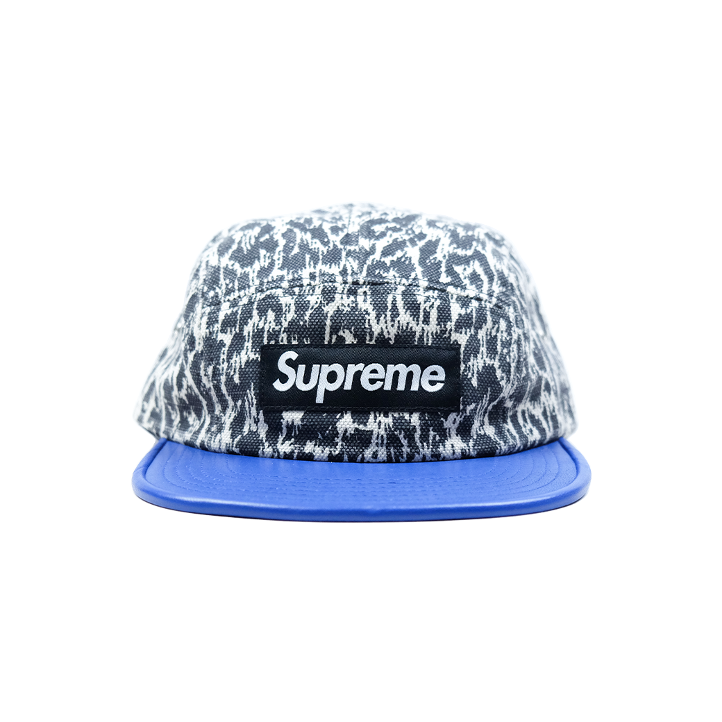 SUPREME LEOPARD LEATHER CAMPCAP SS13 MULTI