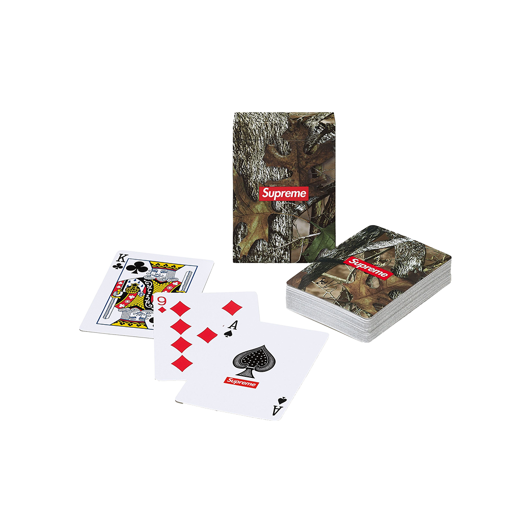 SUPREME CAMO PLAYING CARD SS25