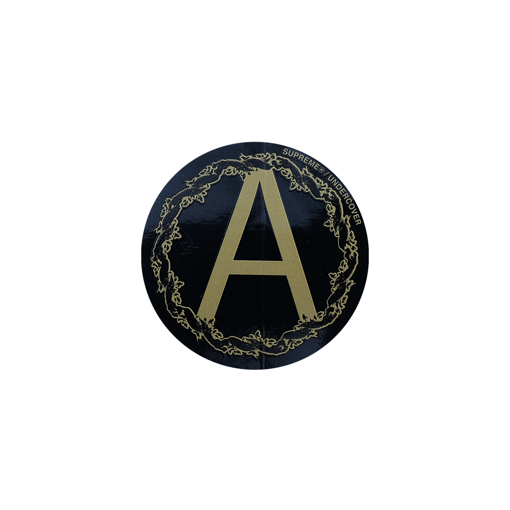 SUPREME ANARCHY STICKER BLACK