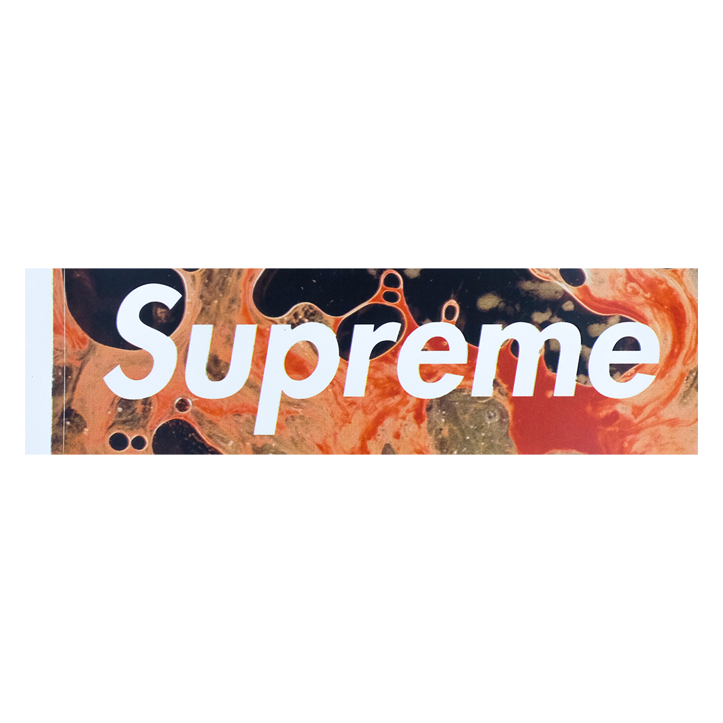 SUPREME BLOOD AND SEMEN BOX LOGO STICKER