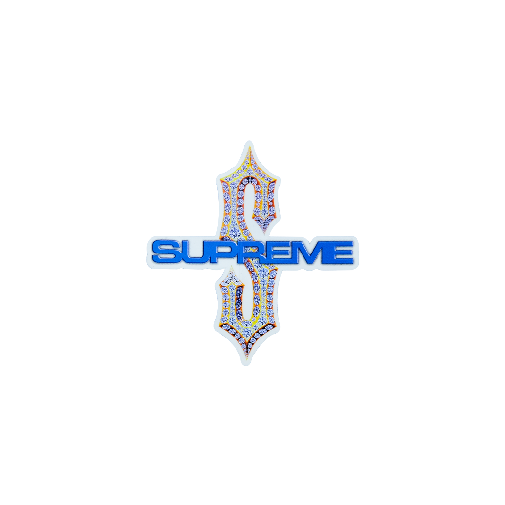 SUPREME DIAMONDS GOLD JEWELS SS18 STICKER