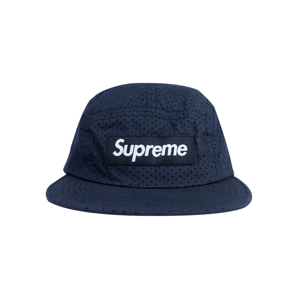 SUPREME PERFORATED CAMP CAP BLACK