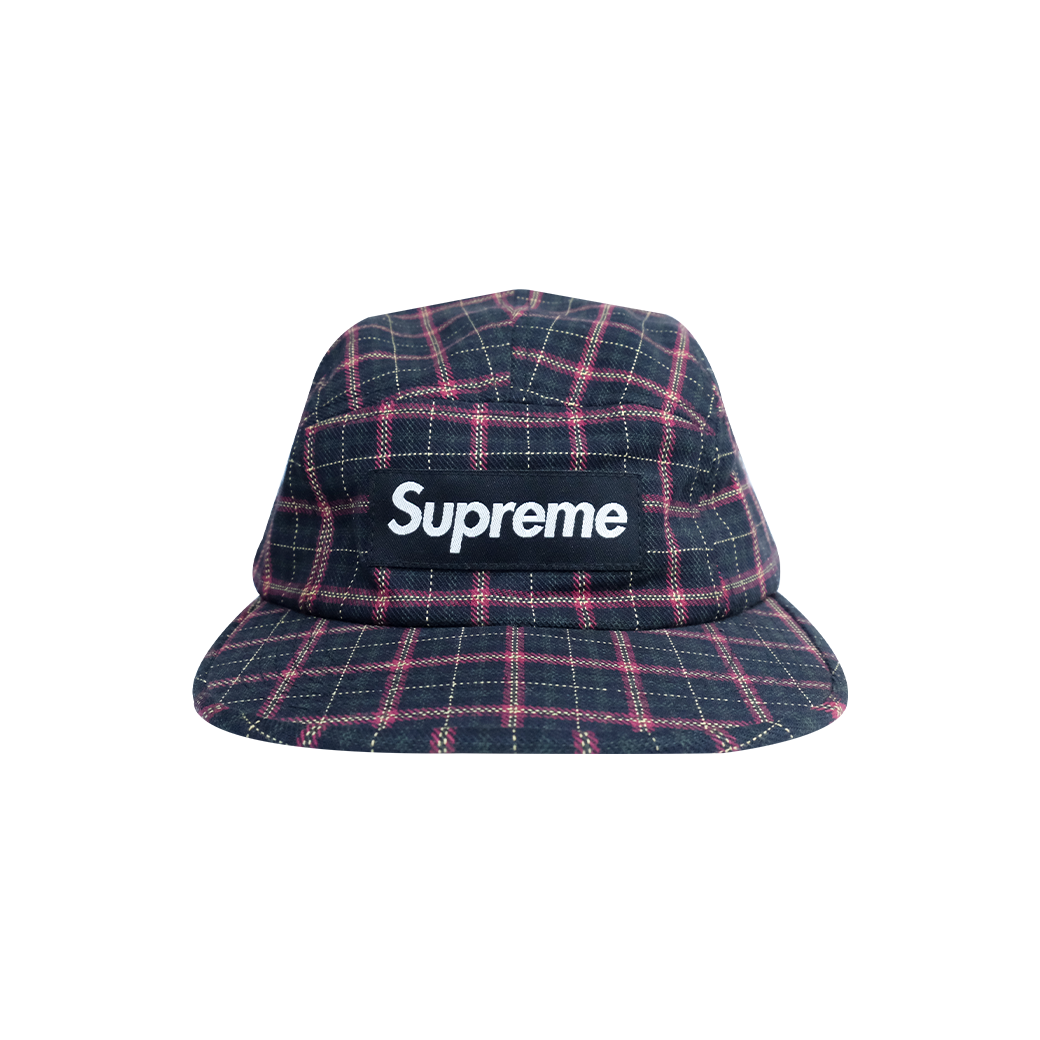 SUPREME PLAID CAMP CAP MULTI