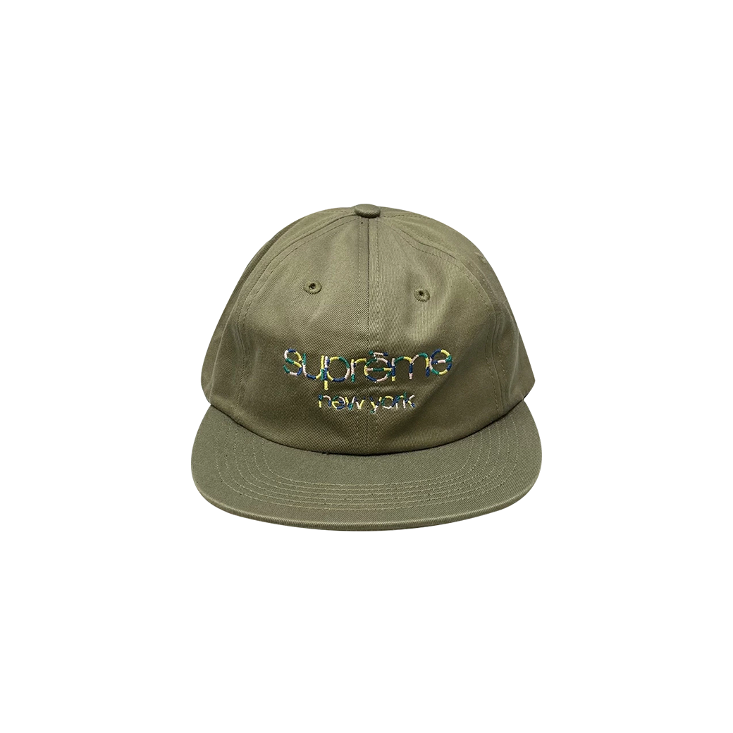 SUPREME MULTICOLER TWILL CAP GREEN