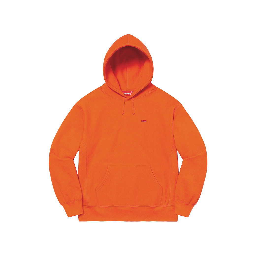 SUPREME SMALL BOX HOODIE ORANGE