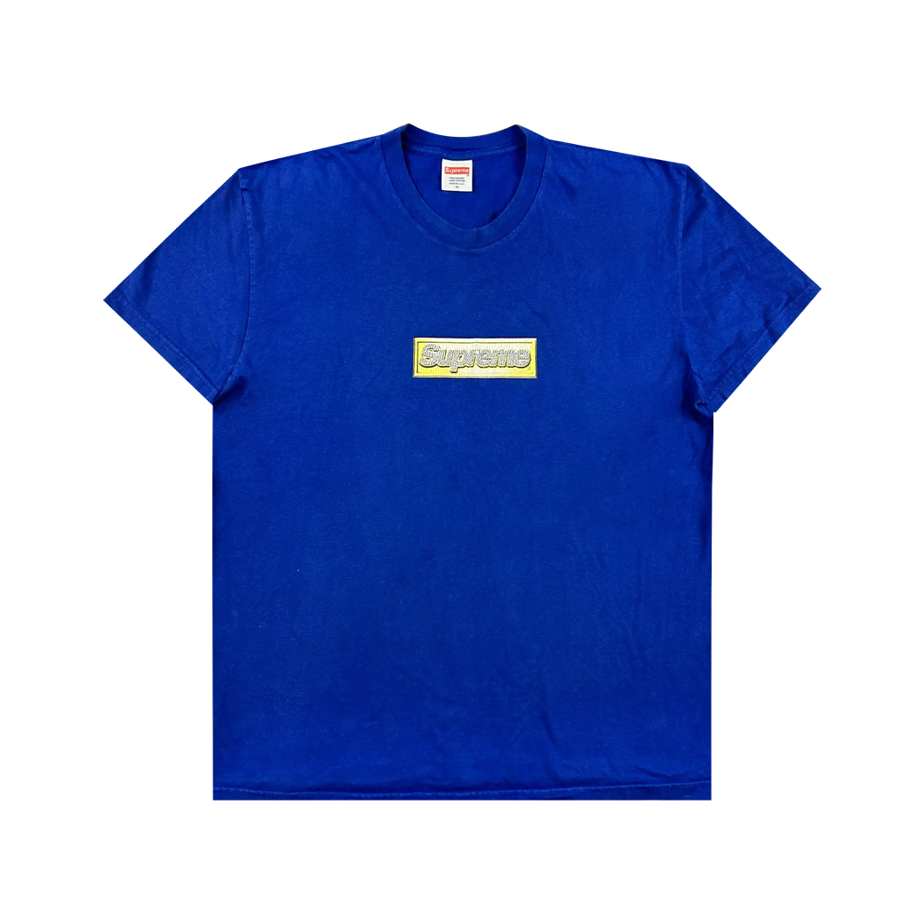 99SS☆XL☆Supreme☆Box Logo Tシャツ☆Ice Blue SUPREME BOX LOGO