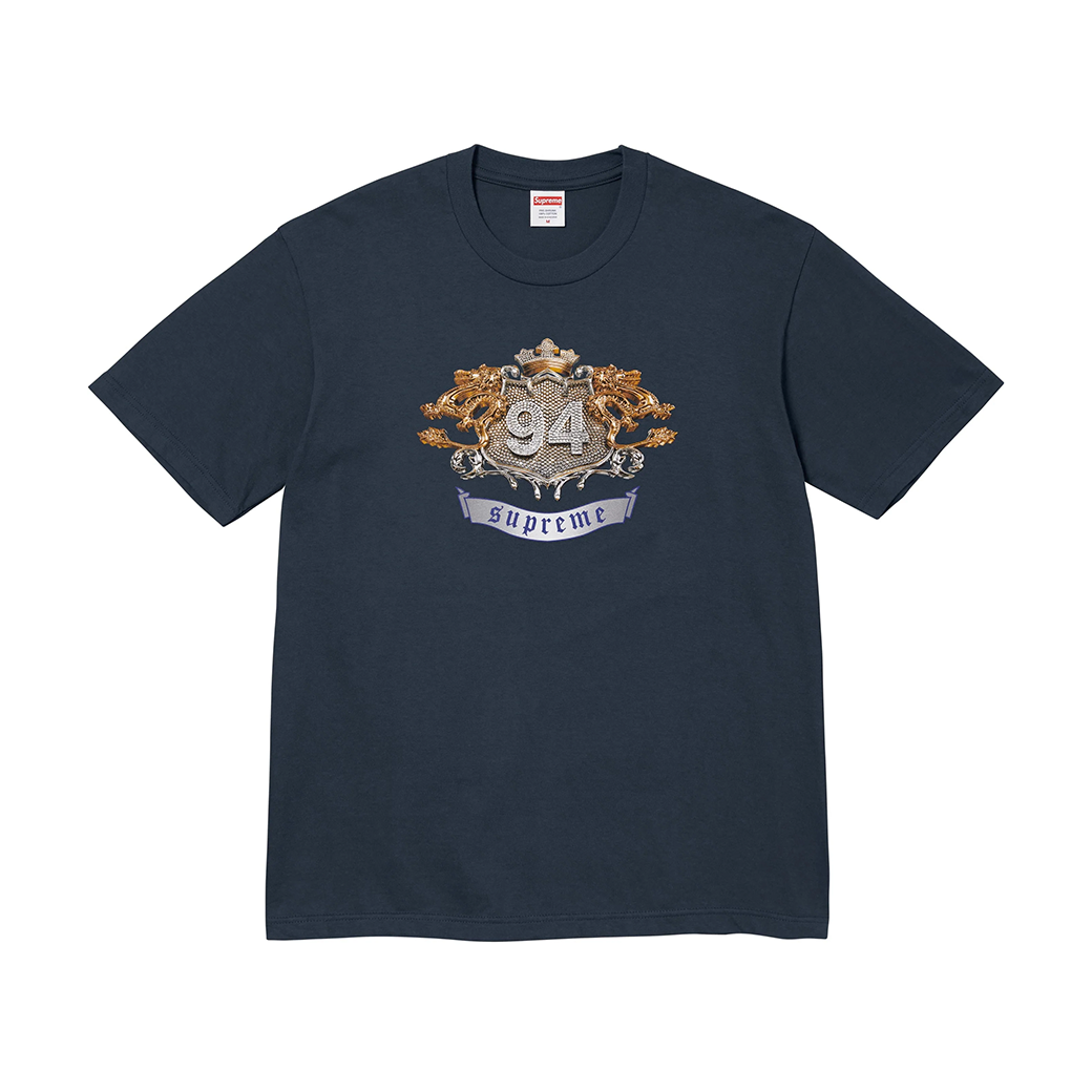 SUPREME DIAMONDS F24 T-SHIRT NAVY