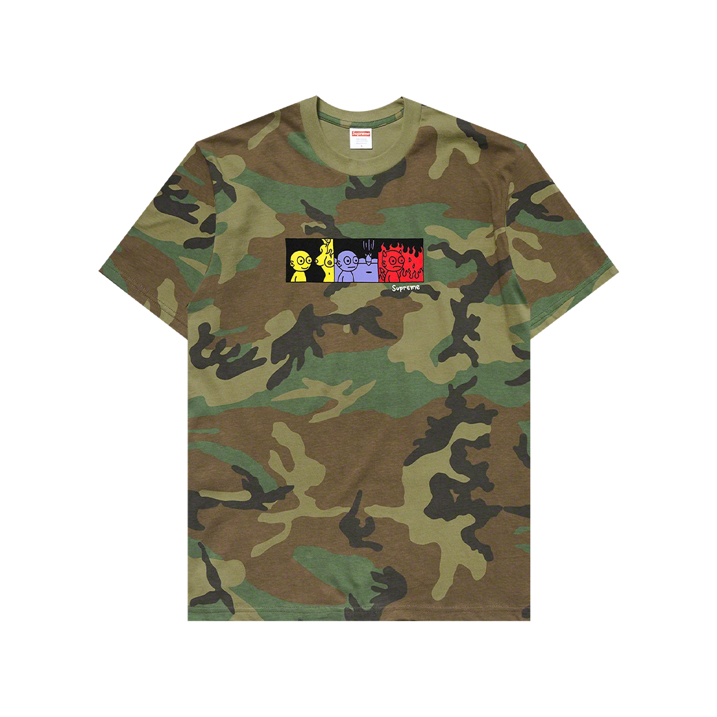 SUPREME LIFE T-SHIRT GREEN CAMO