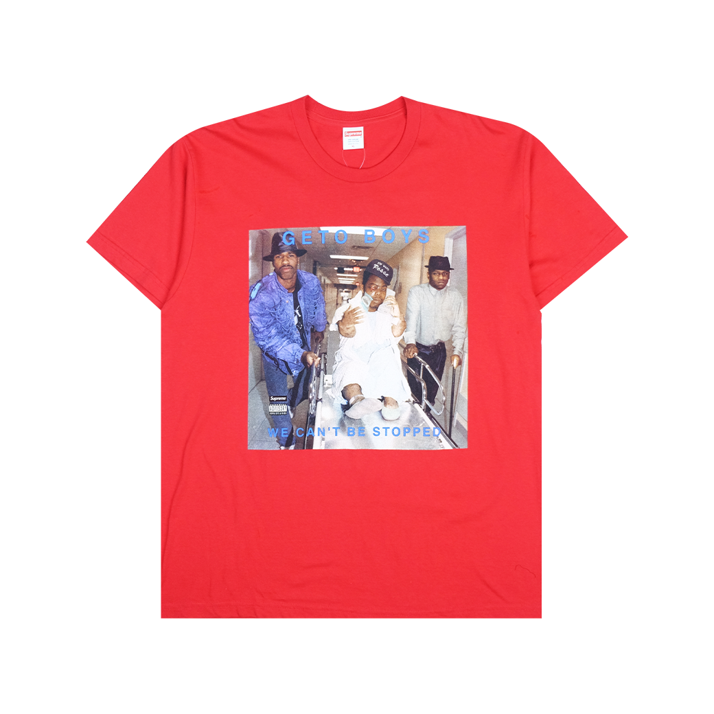 SUPREME X RAP A LOT RECORDS GETO BOYS T-SHIRT RED