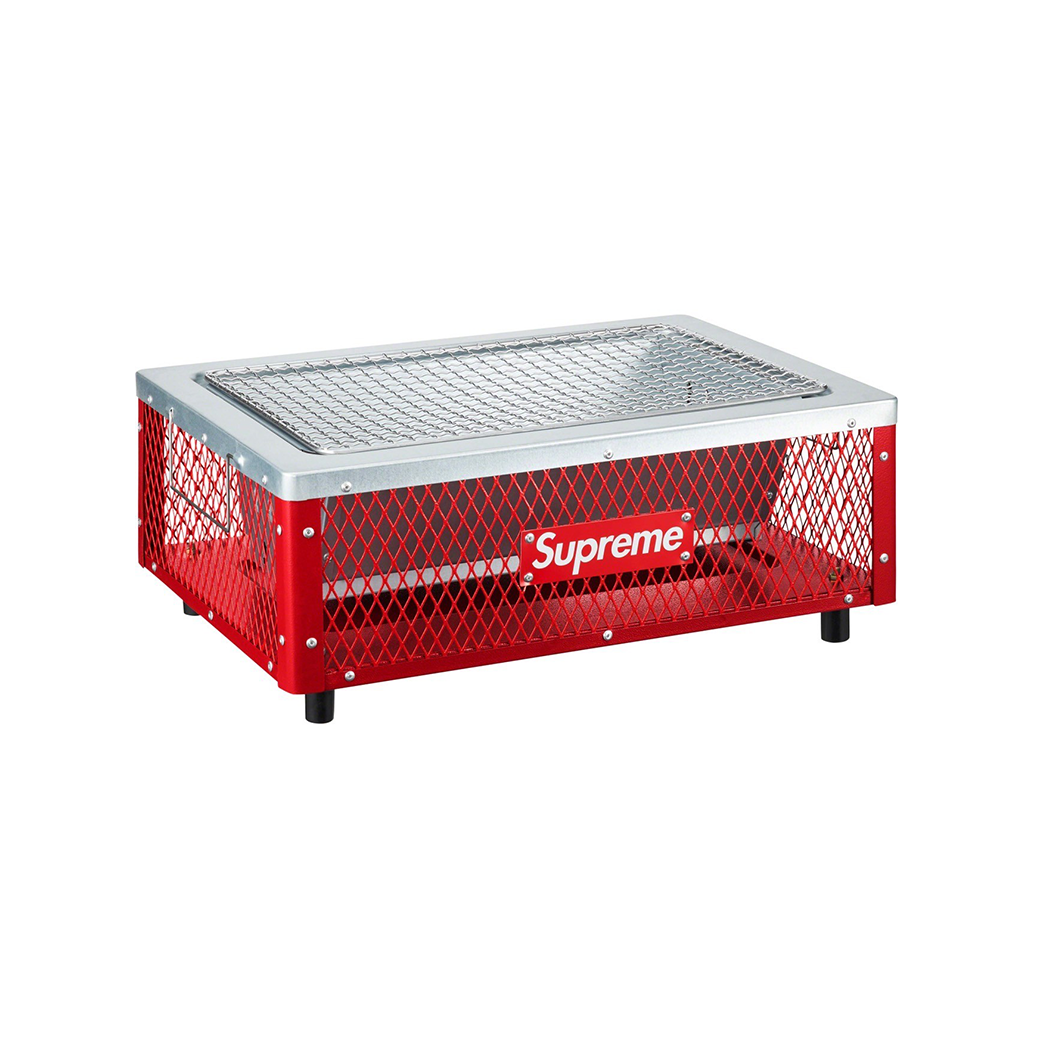 SUPREME COLEMAN CHARCOAL GRILL RED