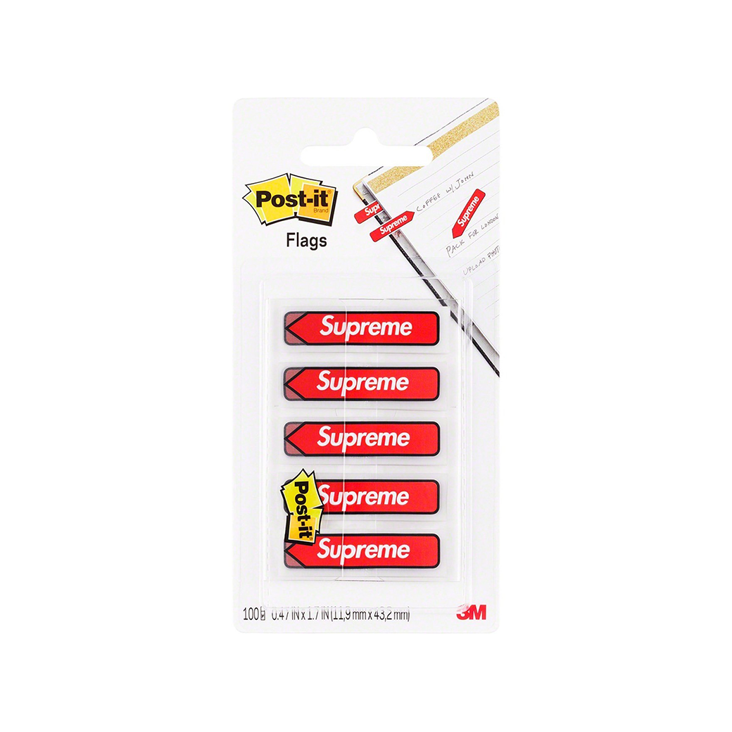 SUPREME POST-IT FLAGE RED