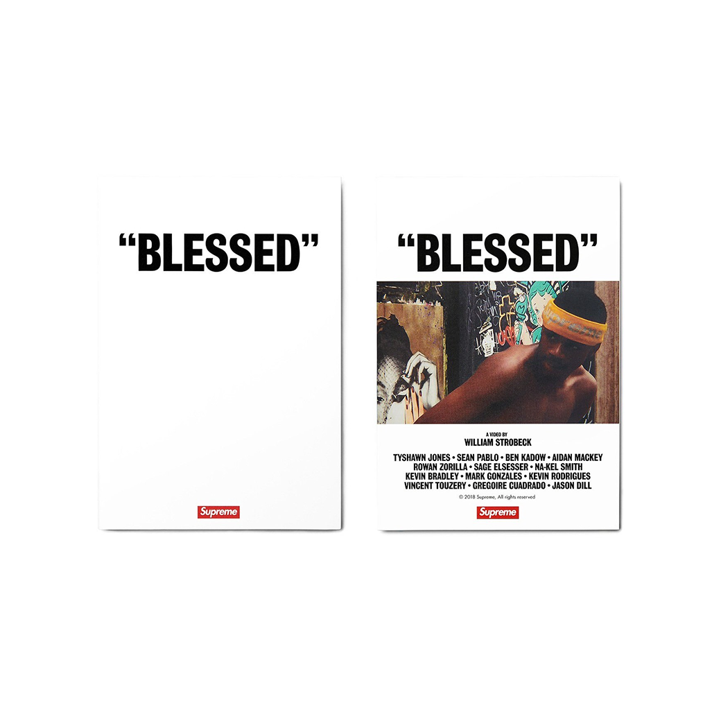 SUPREME BLESSED DVD WHITE