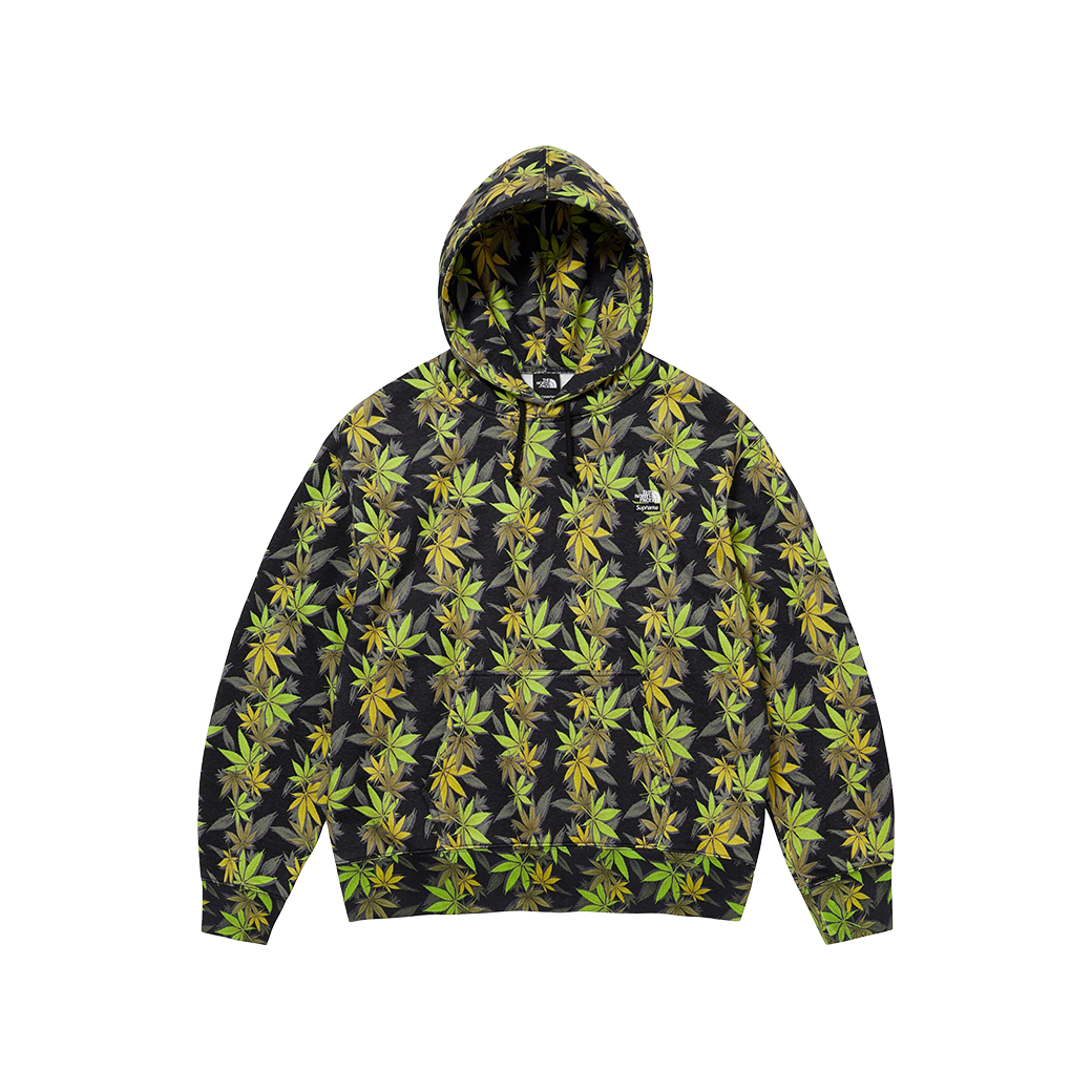 SUPREME FW23 THE NORTH FACE LEAF HOODIE BLACK