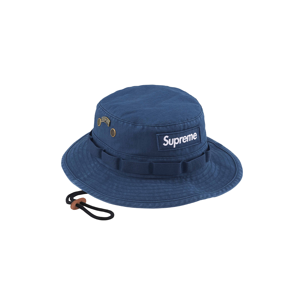 SUPREME MILITARY BOONIE BUCKET HAT NAVY