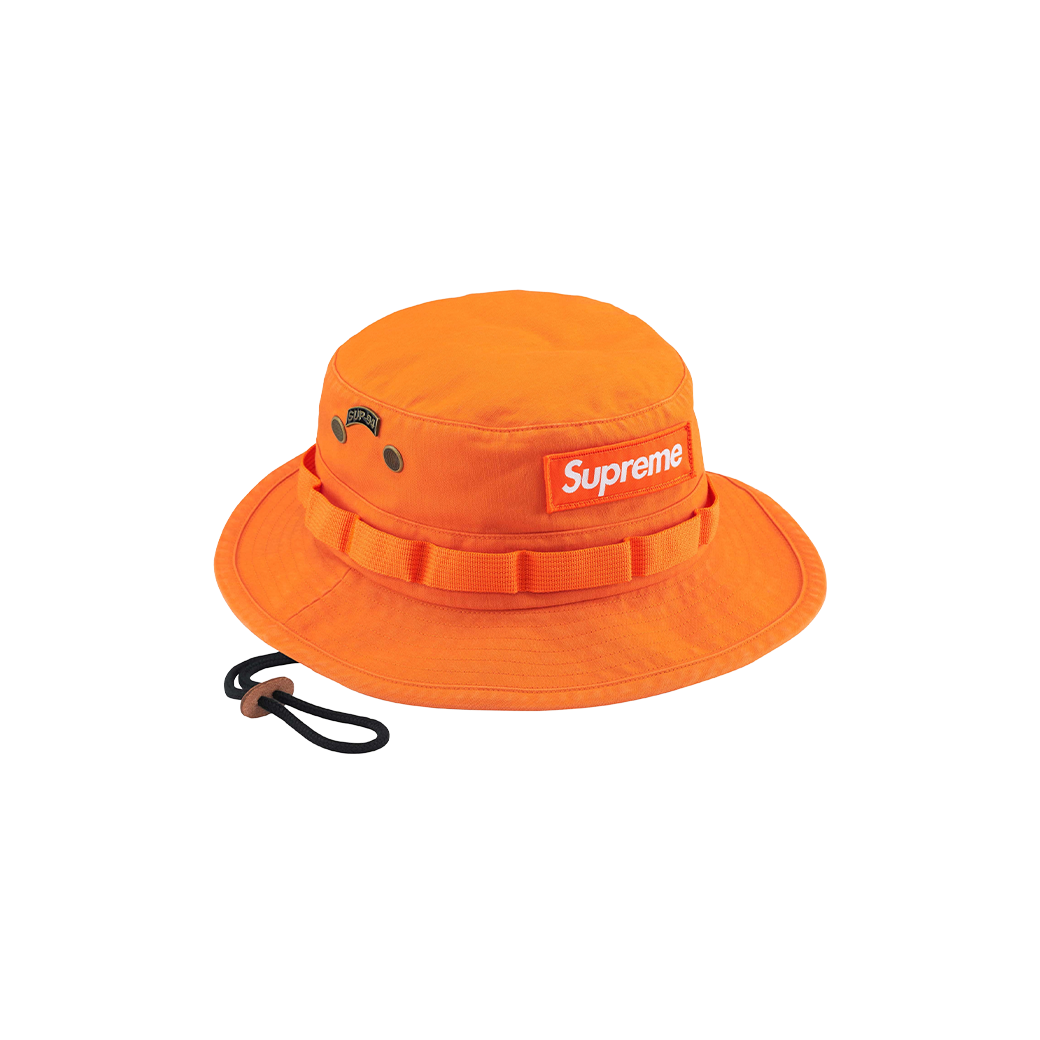 SUPREME MILITARY BOONIE BUCKET HAT TAN/RAIN