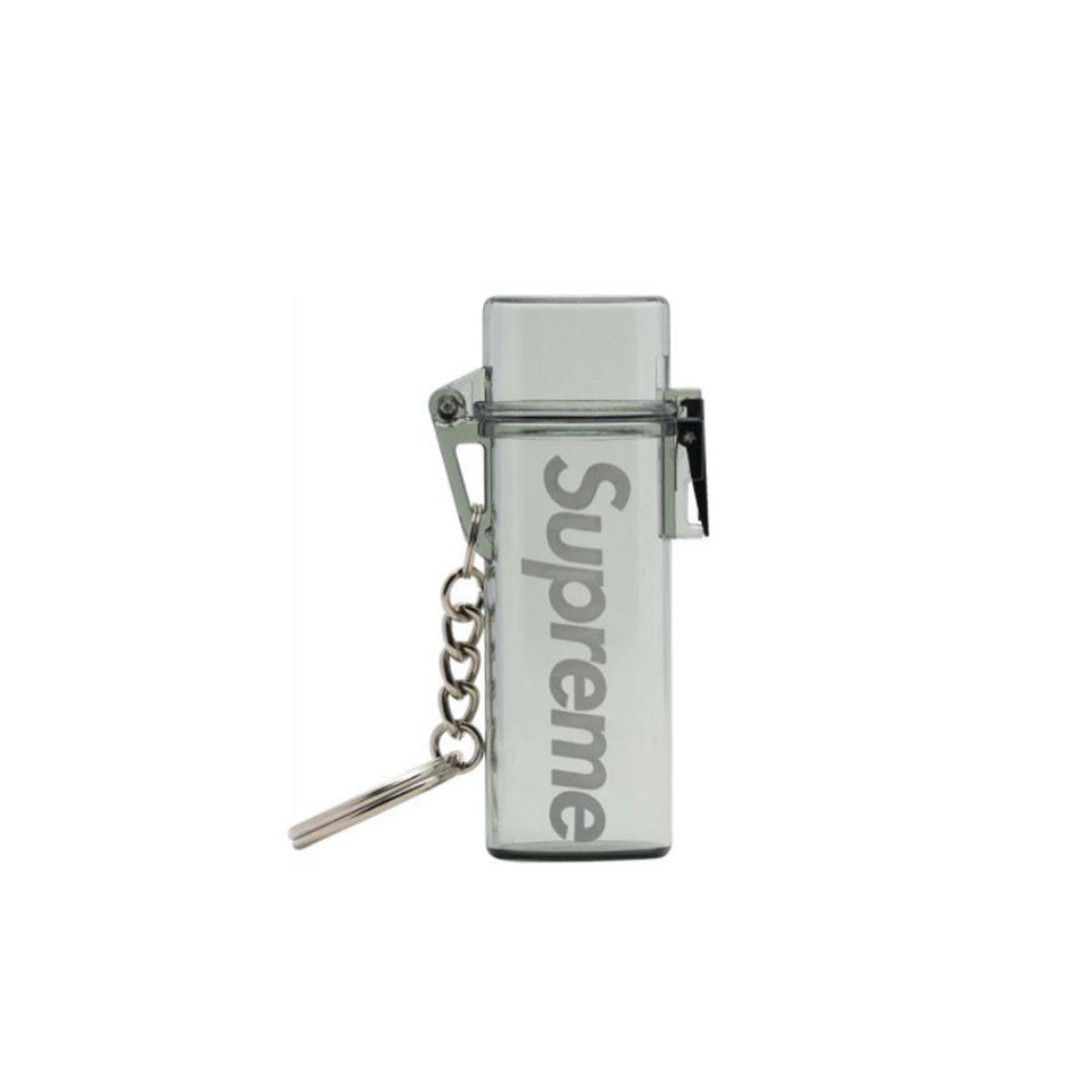 SUPREME WATERPROOF LIGHTER CASE KEYCHAIN SMOKE