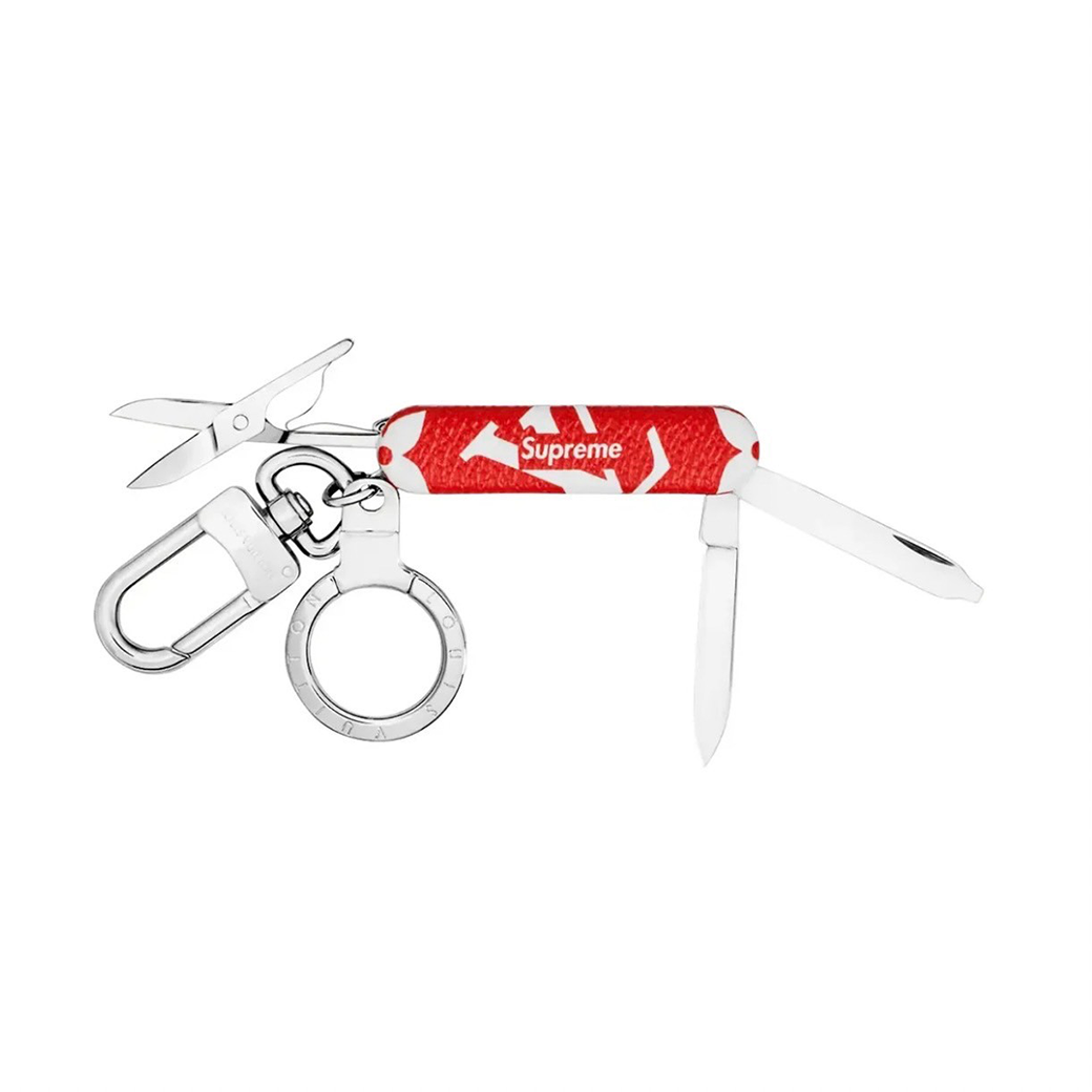 SUPREME FUCK EM ALL KEYCHAIN BLACK