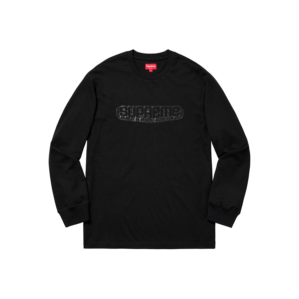 SUPREME TECH LONG SLEEVE T-SHIRT BLACK