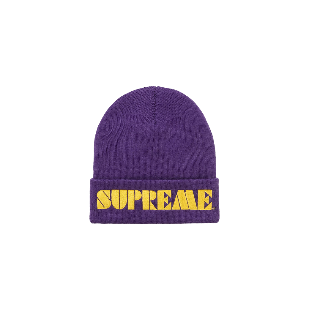SUPREME SENCIL BEANIE PURPLE