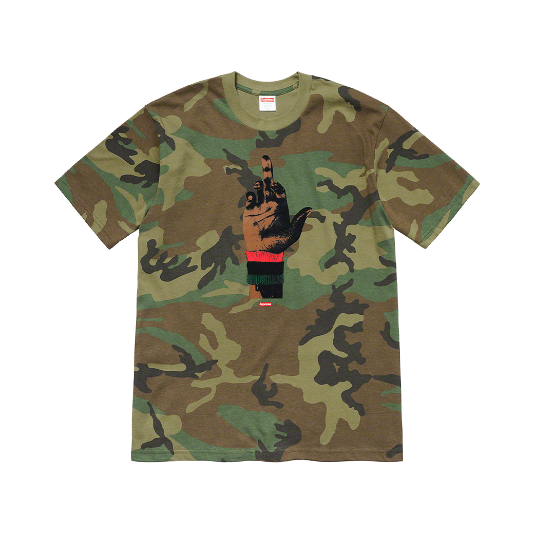 SUPREME DEAD PREZ RBG FW19 T-SHIRT GREEN CAMO