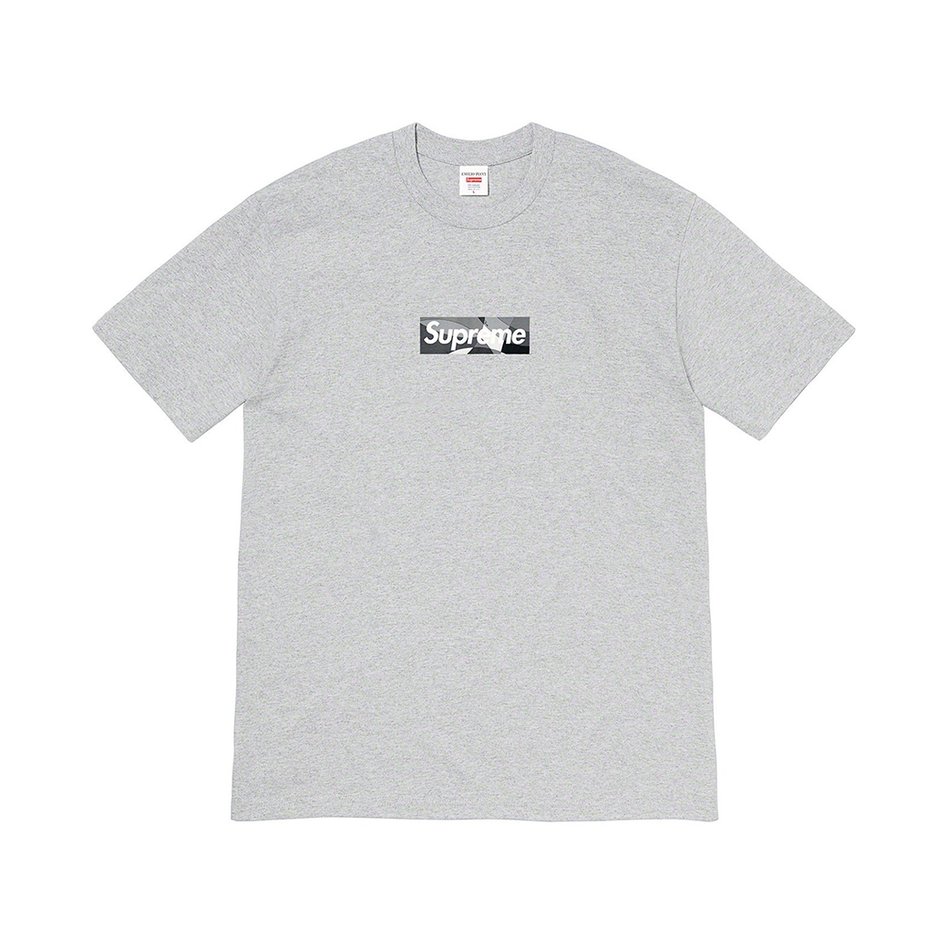 SUPREME EMILIO POCCI BOX LOGO T-SHIRT GREY