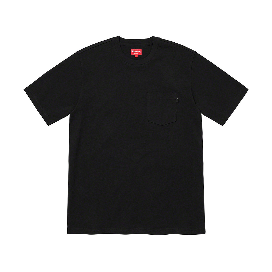 SUPREME S/S POCKET T-SHIRT BLACK