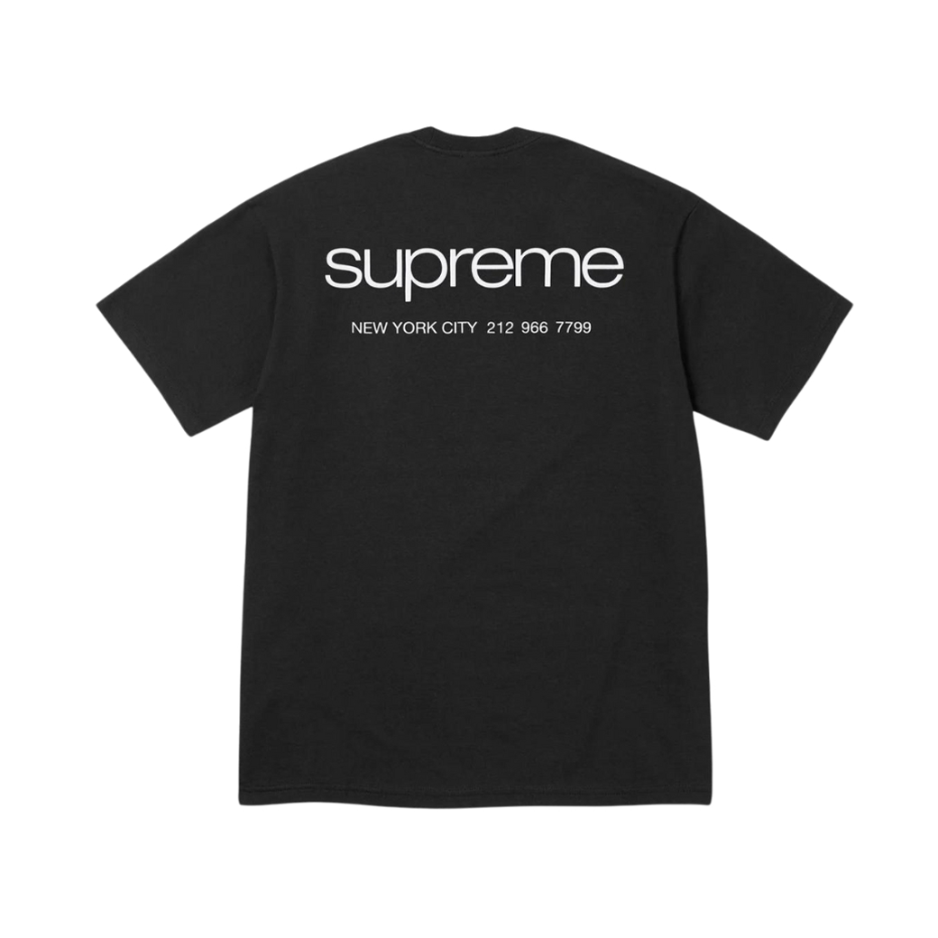 SUPREME NYC T-SHIRT BLACK