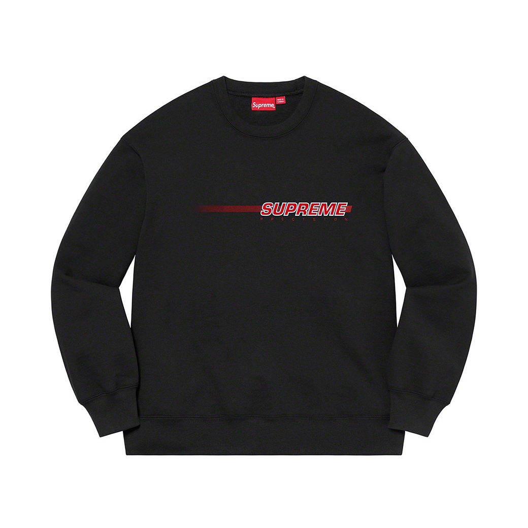 SUPREME PRECISION CREWNECK BLACK