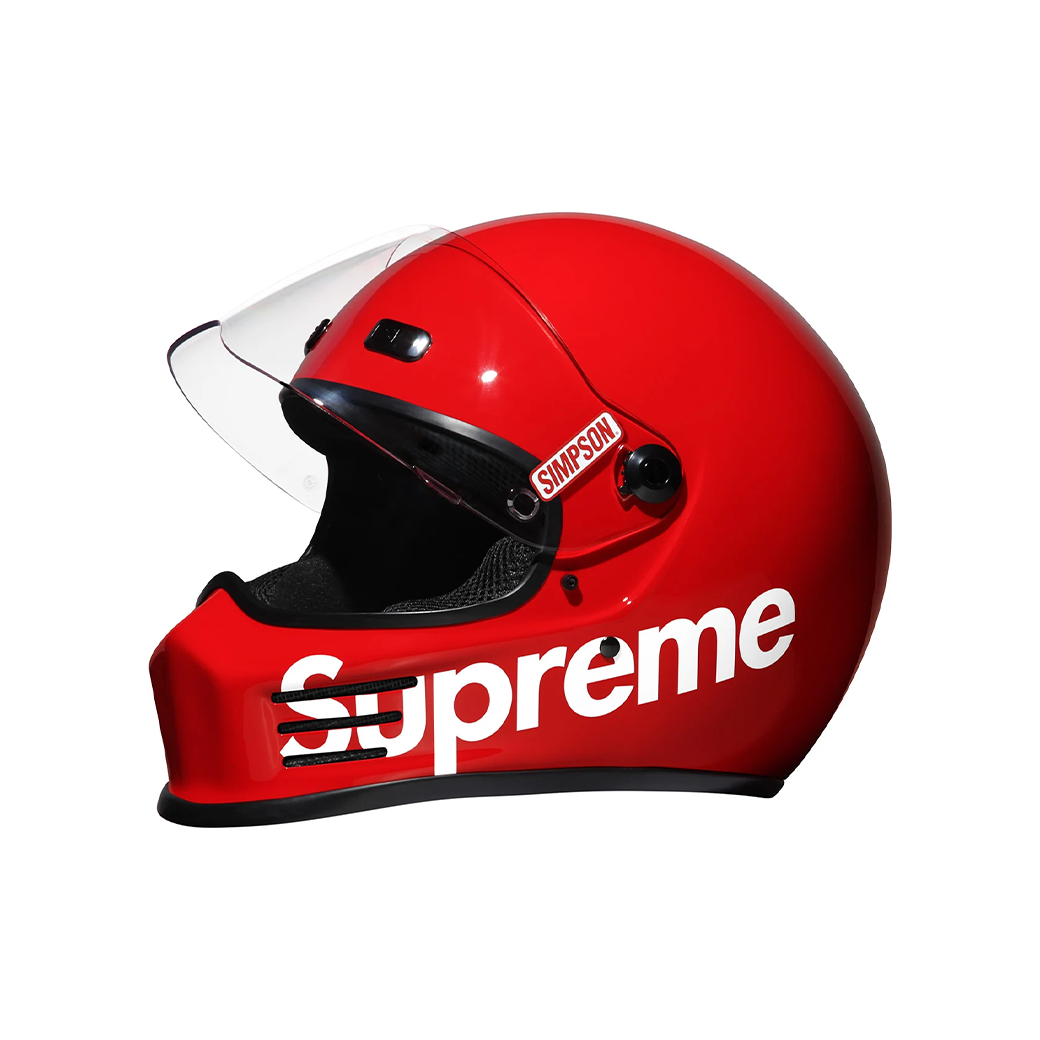 SUPREME SIMPSON STREET BANDIT HELMET RED