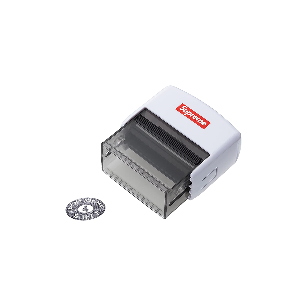 SUPREME DON'T ASK ME 4 SHIT SS18 STAMP BLACK