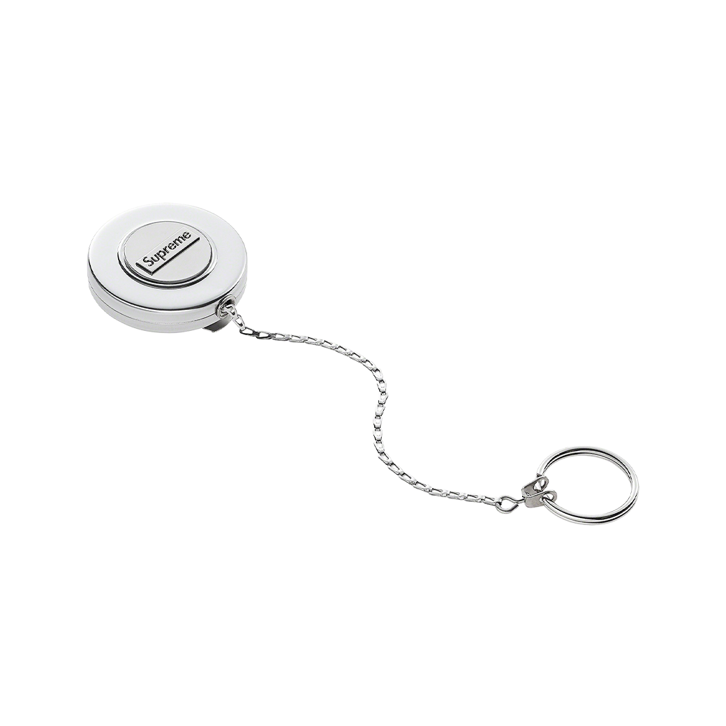 SUPREME KEY-BAK OG RETRACTABLE KEYCHAIN SILVER