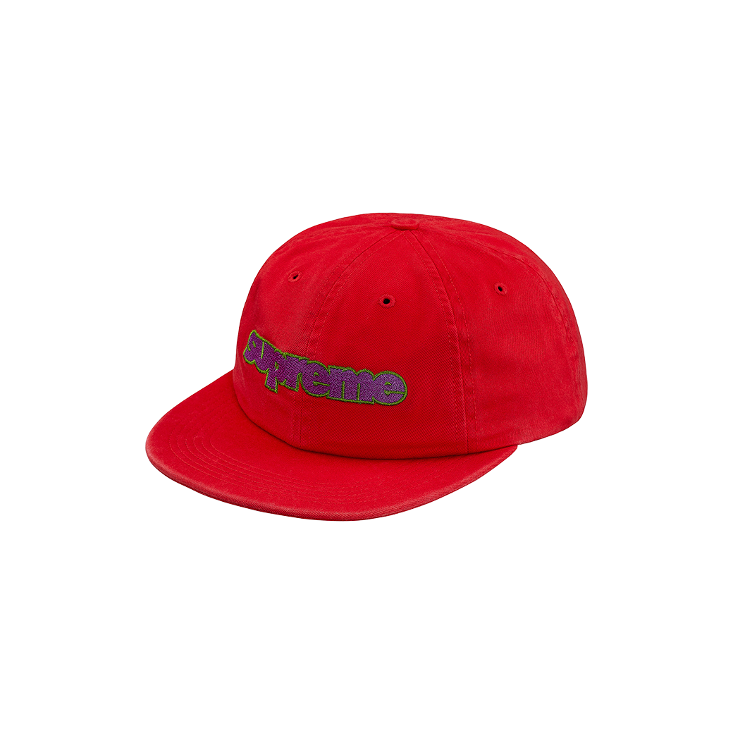 SUPREME CONNECT LOGO FW18 CAP RED
