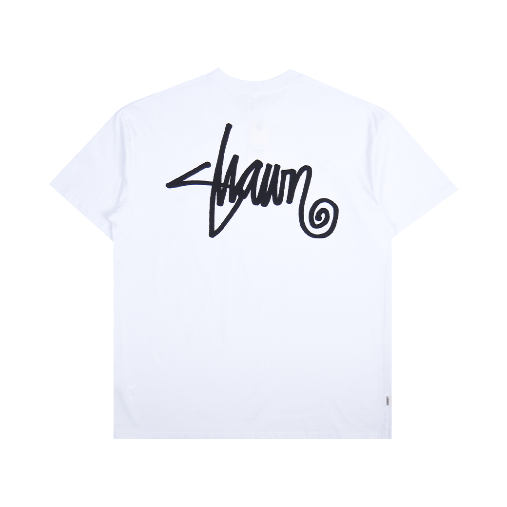 S DOUBLE SHAWN SCRIPT T-SHIRT WHITE
