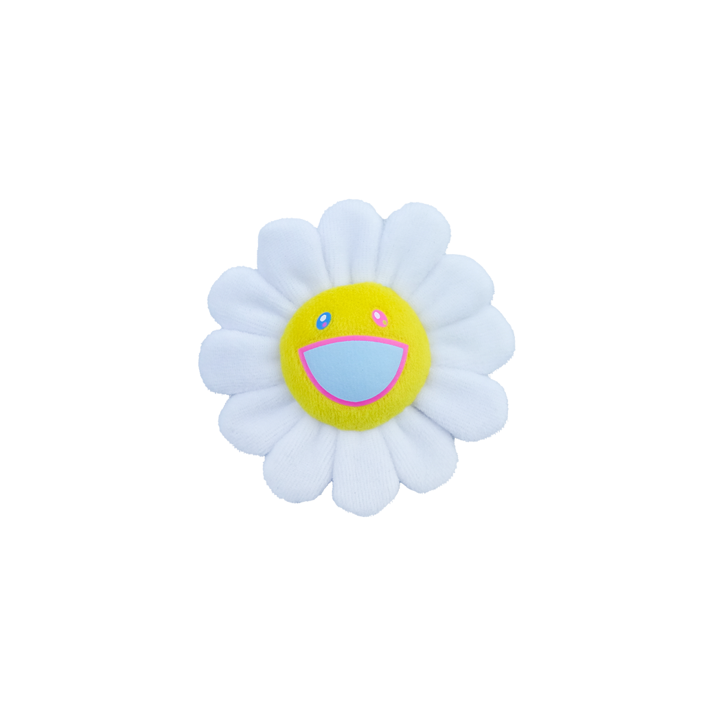 TAKASHI MURAKAMI FLOWER KEYCHAIN WHITE