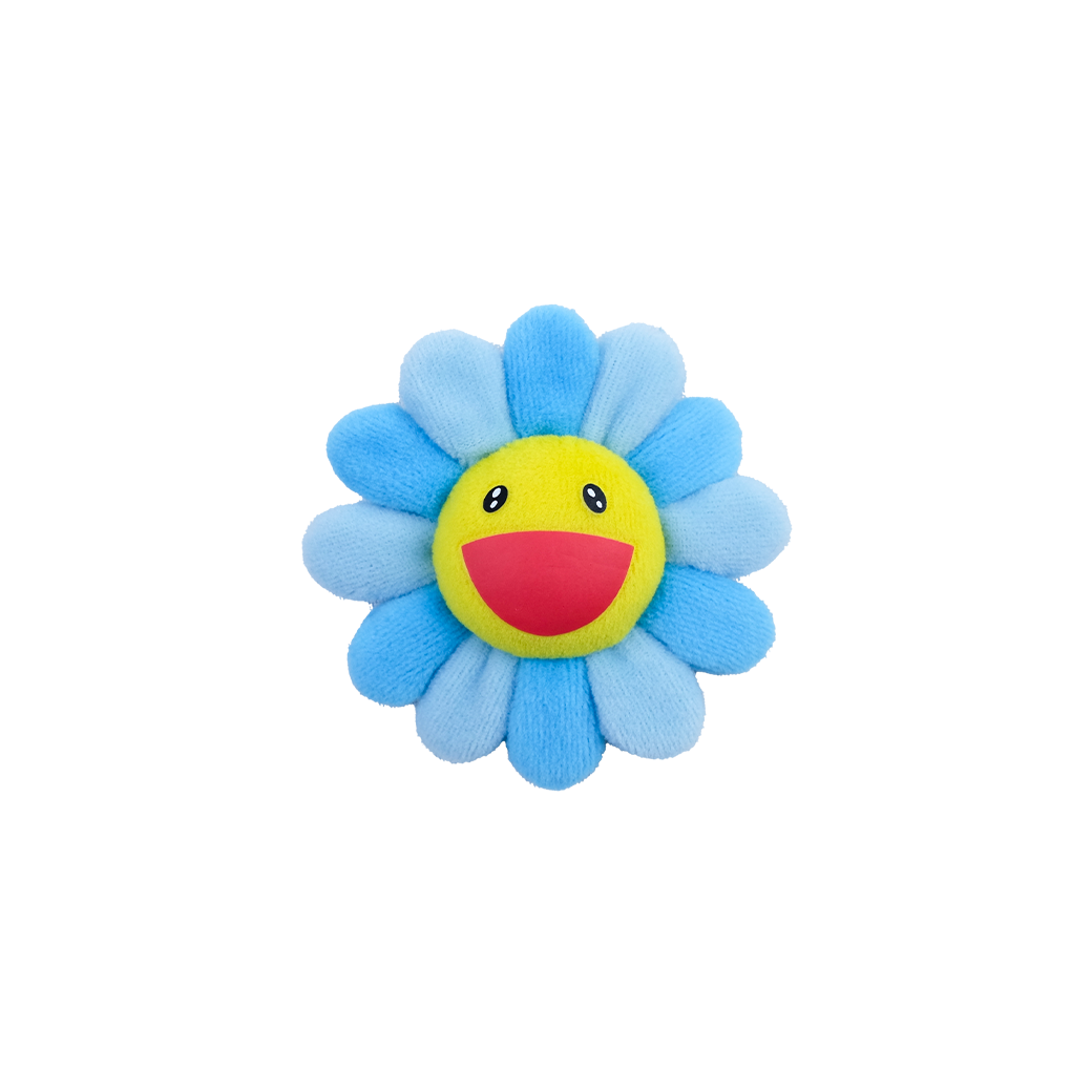 TAKASHI MURAKAMI FLOWER KEYCHAIN LIGHT BLUE
