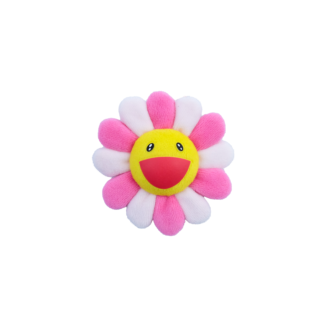 TAKASHI MURAKAMI FLOWER KEYCHAIN DARK/LIGHT PINK