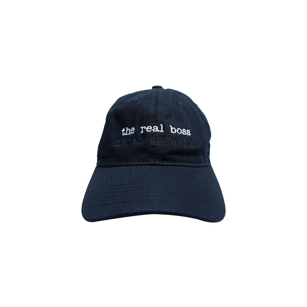 TRULY CORDUROY THE REAL BOSS CAP BLACK